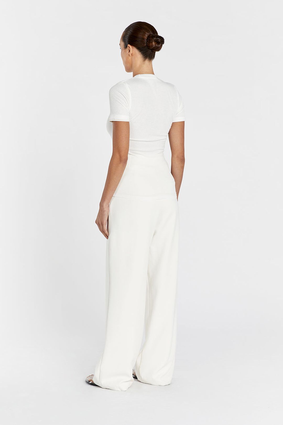 JUDE CREAM DOUBLE LAYER BABY TEE #3