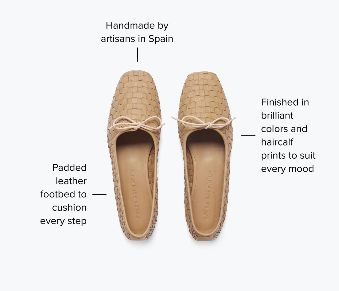 JADA SQUARE TOE BALLET FLAT #7