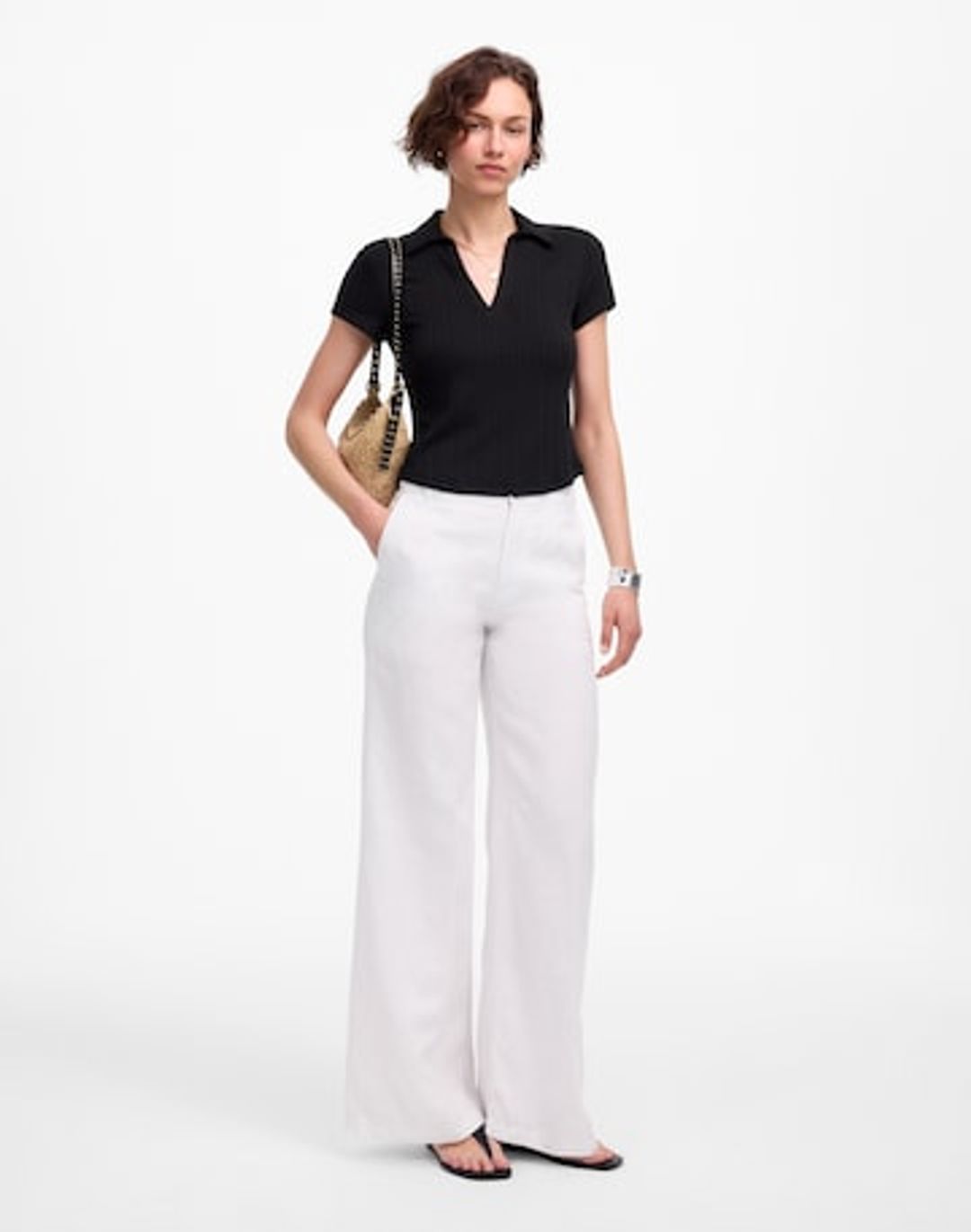 low v neck ss polo #5