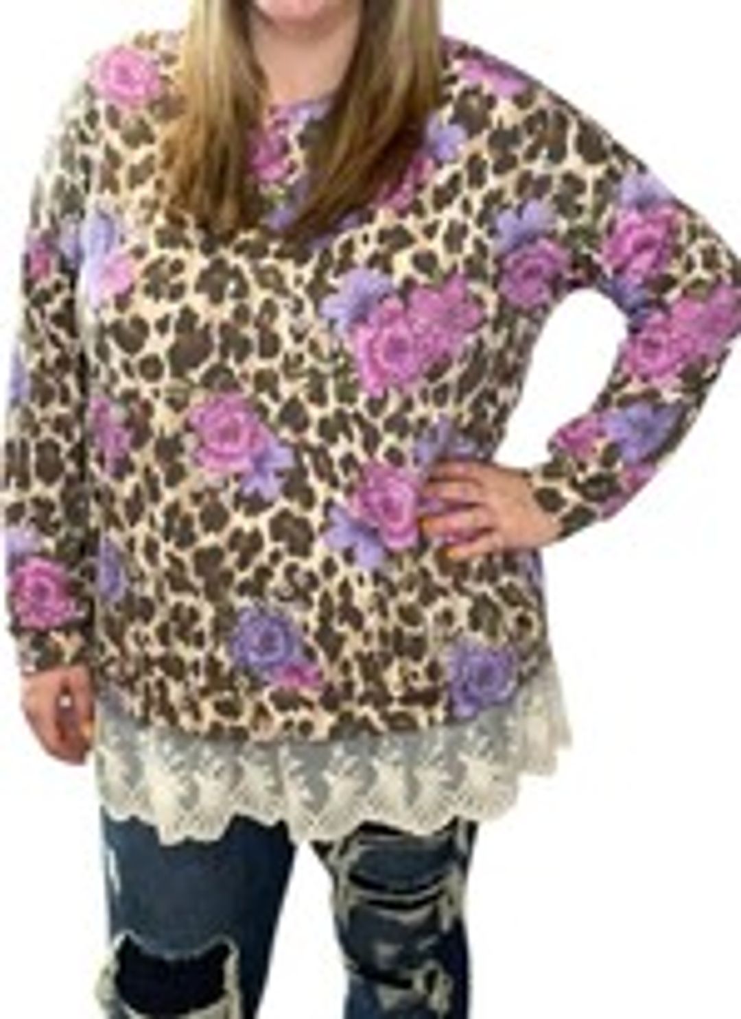 Multicolored Sweater, Size Medium #6