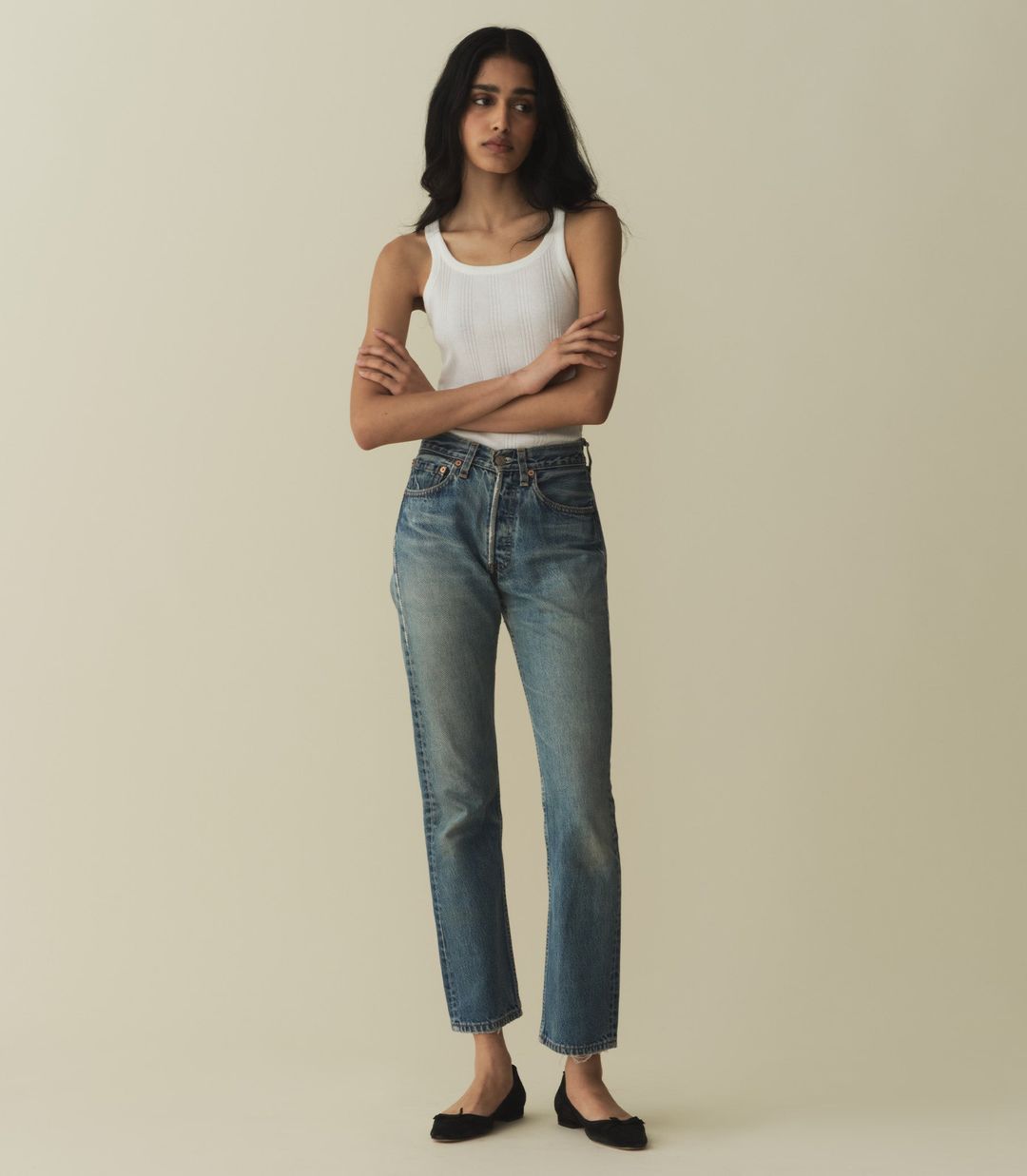 HMD -- SEINE CASHMERE BLEND TANK -- SALT #3