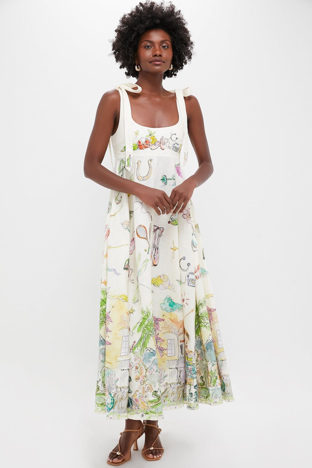 Cream Anouk Ballet Sundress