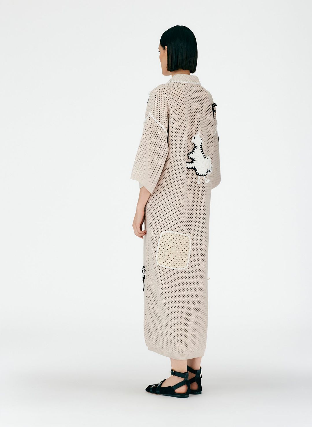 Tech Crochet Polo Shirtdress #9