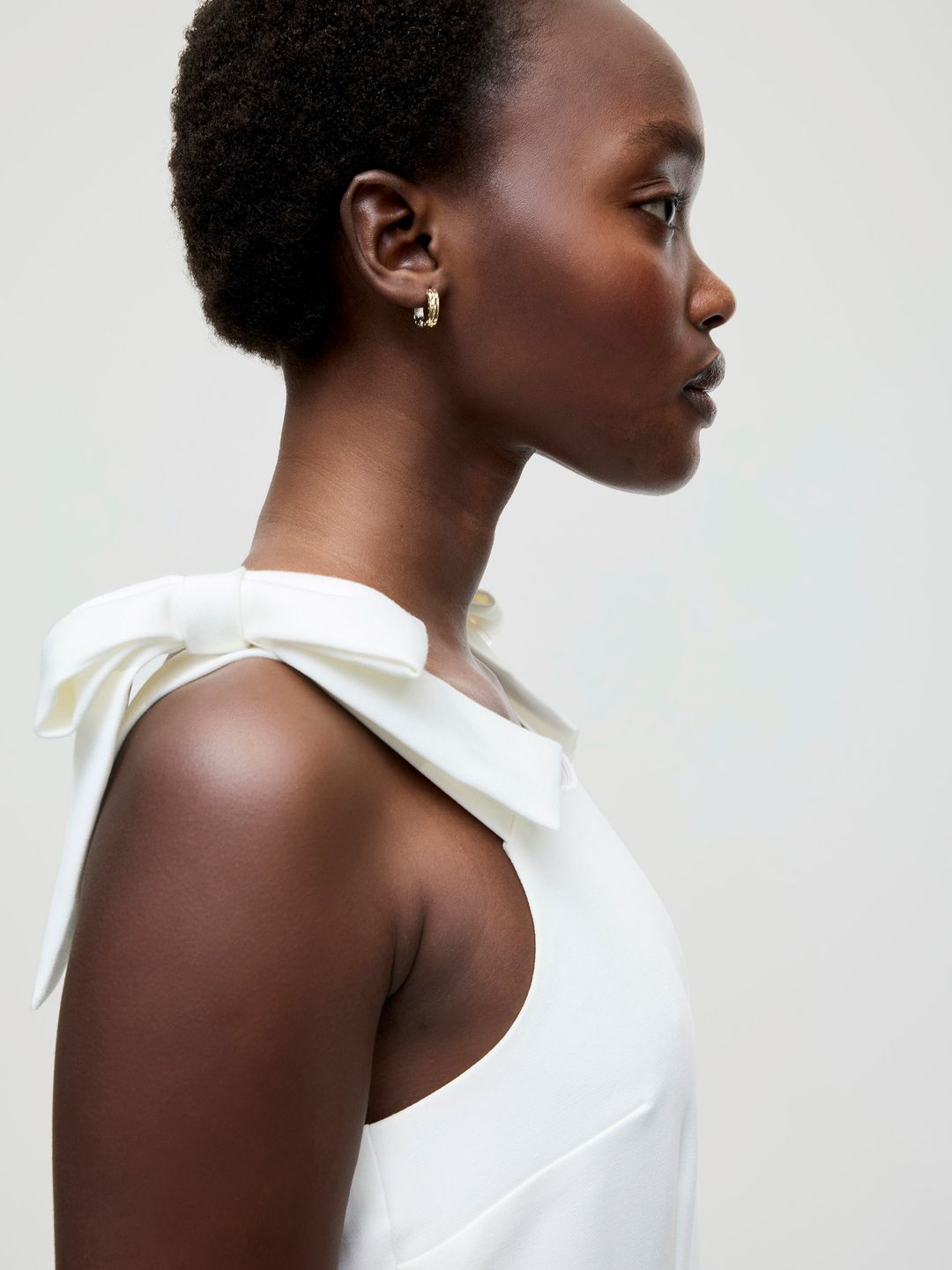 Whisper Bow Strap Mini Dress #4