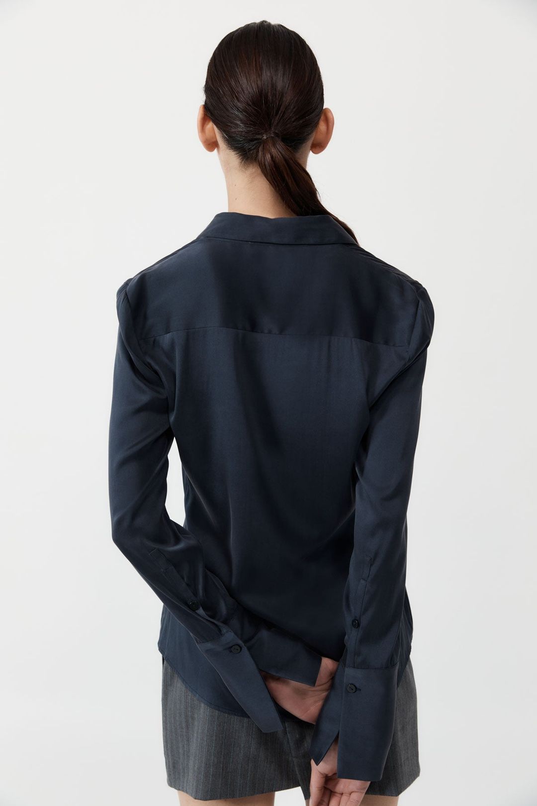 Soft Silk Shirt - Inkwell #4