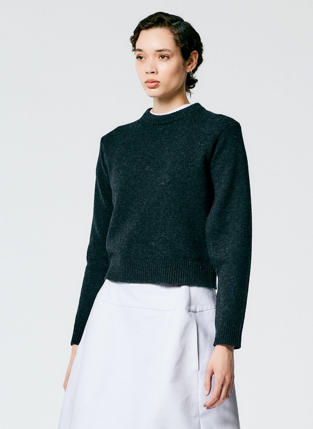 Soft Lambswool Shrunken Crewneck Pullover #7
