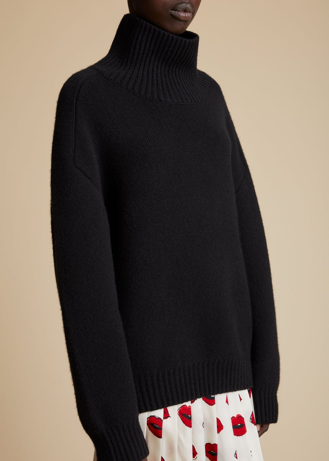 The Landen Sweater in Black #5