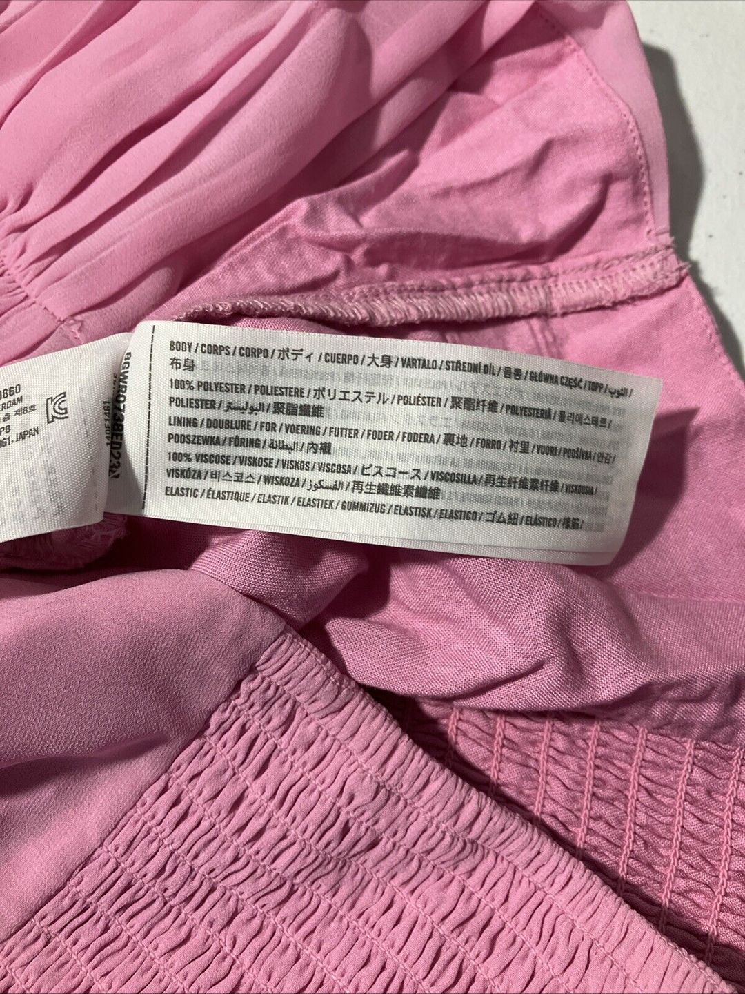 Abercrombie & Fitch Pink Ruffled Crop Blouse #8