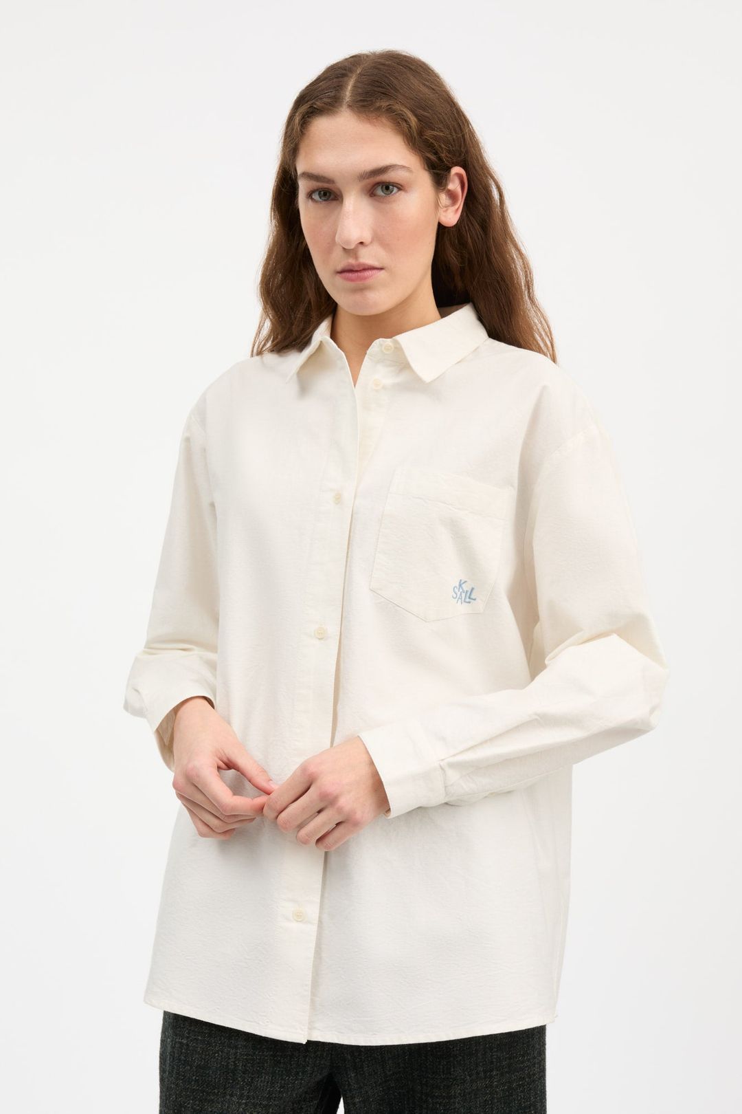 Edgar shirt oxford - Off white