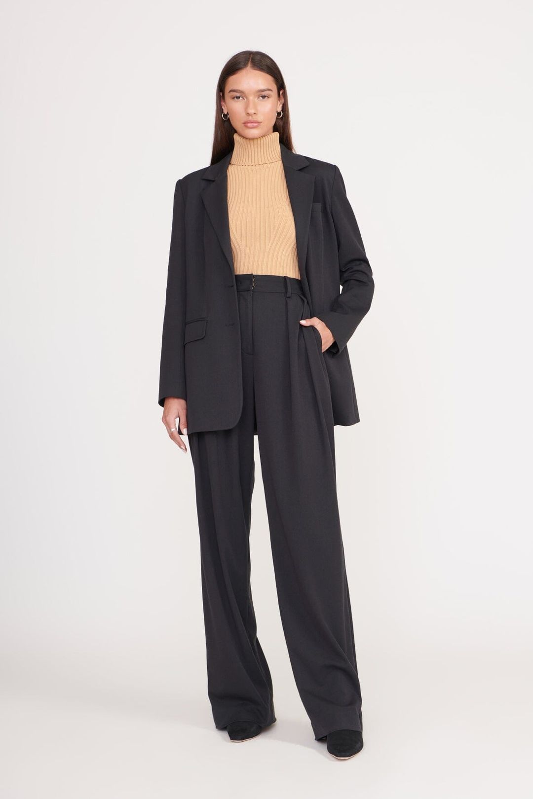 LUISA PANT | BLACK SUITING