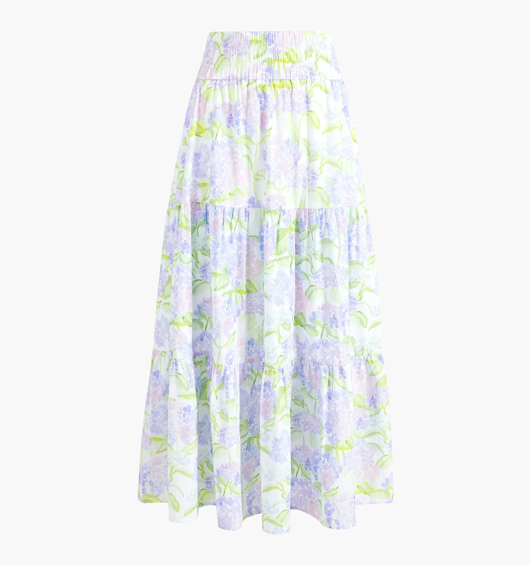 The Florence Nap Skirt - Blue Hydrangea Cotton