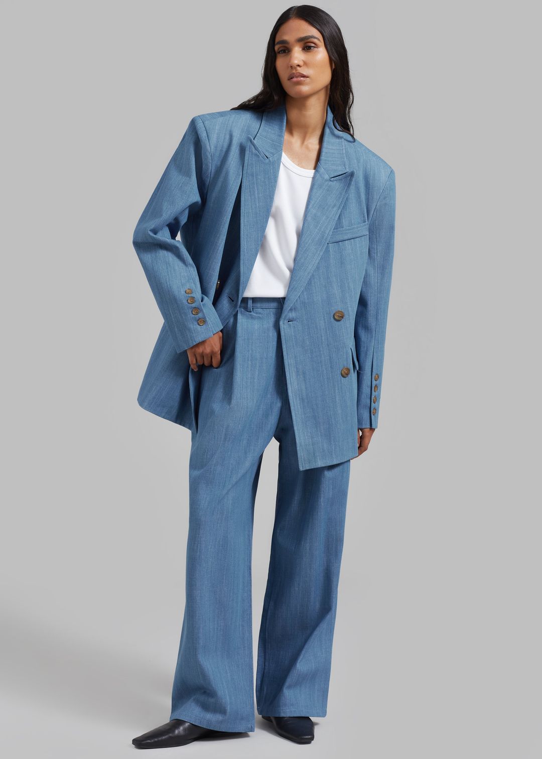 Jan Denim Blazer - Blue #8