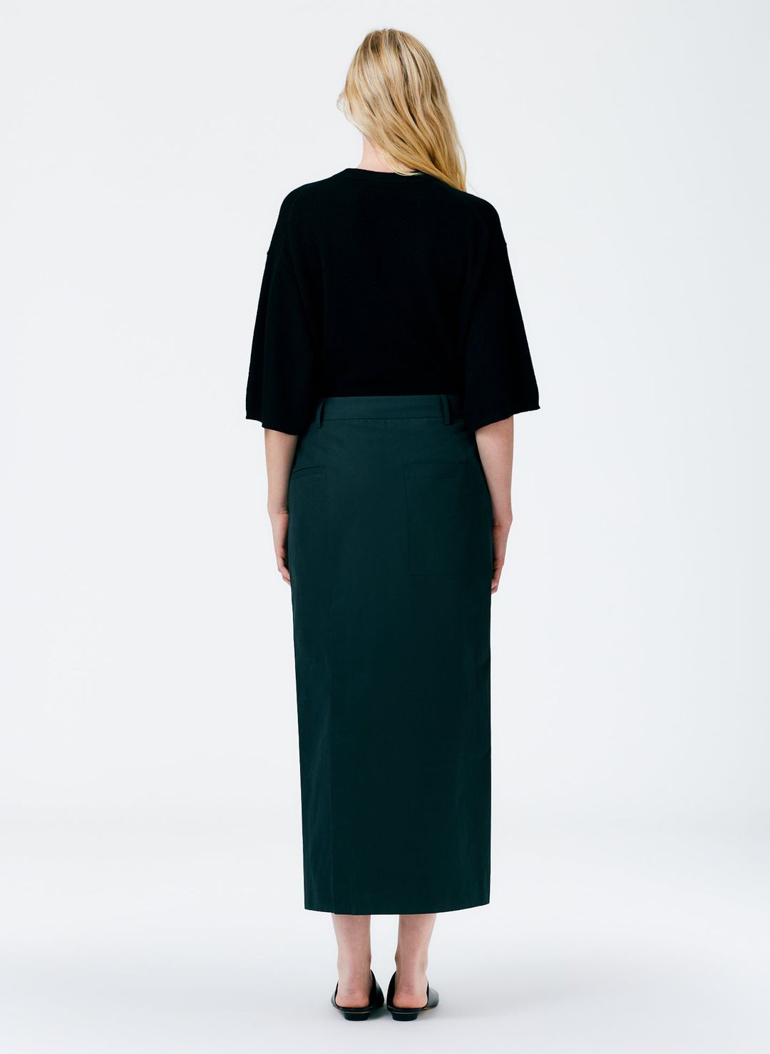 Arun Suiting Back Wrap Maxi Skirt #5