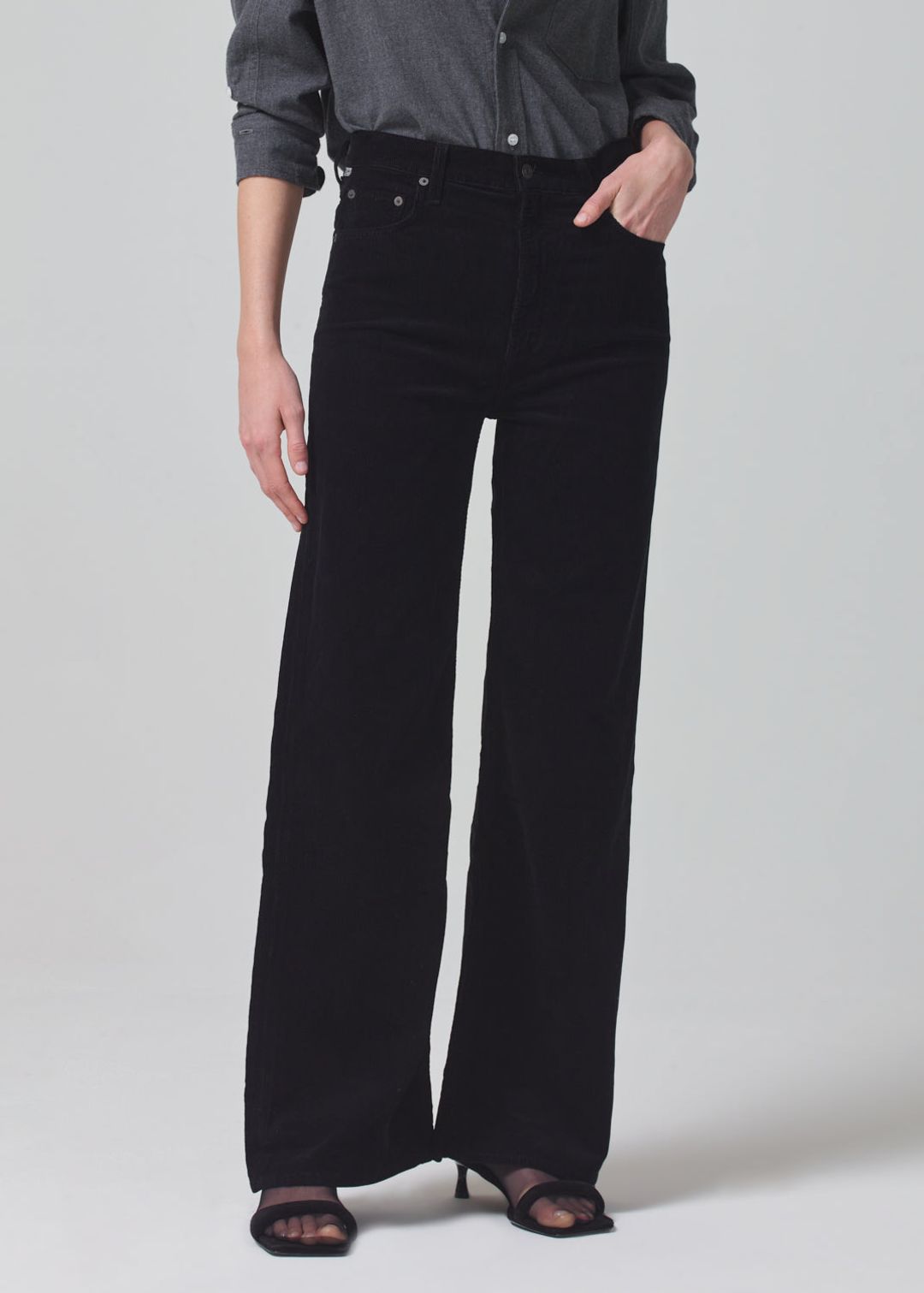 Paloma Baggy Corduroy in Black #5
