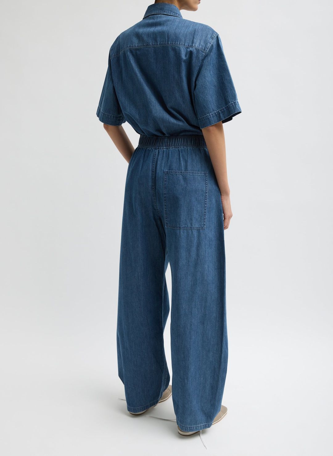 Summer Denim Classic Wash Camp Shirt #9