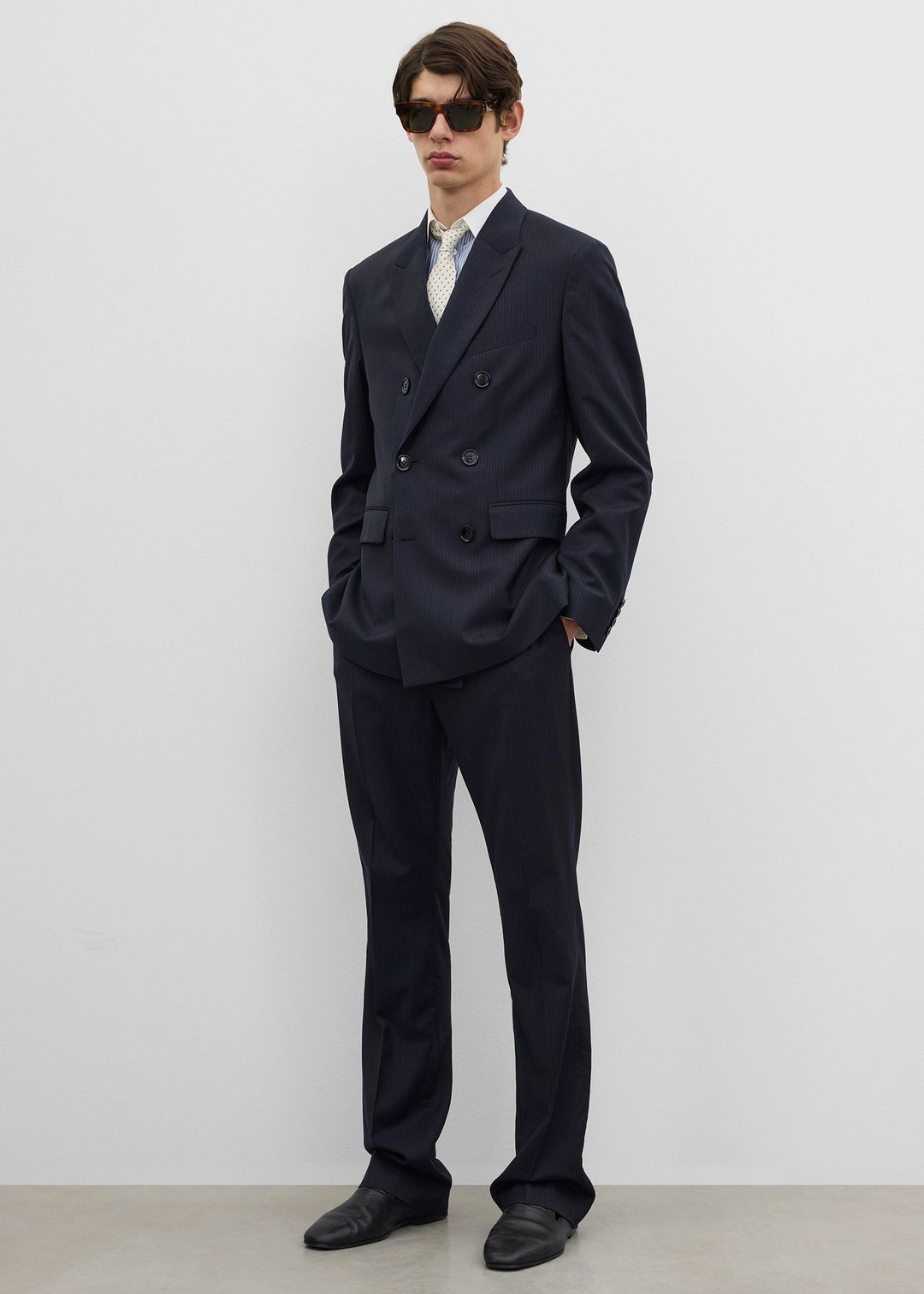 Boxy DB jacket navy #3
