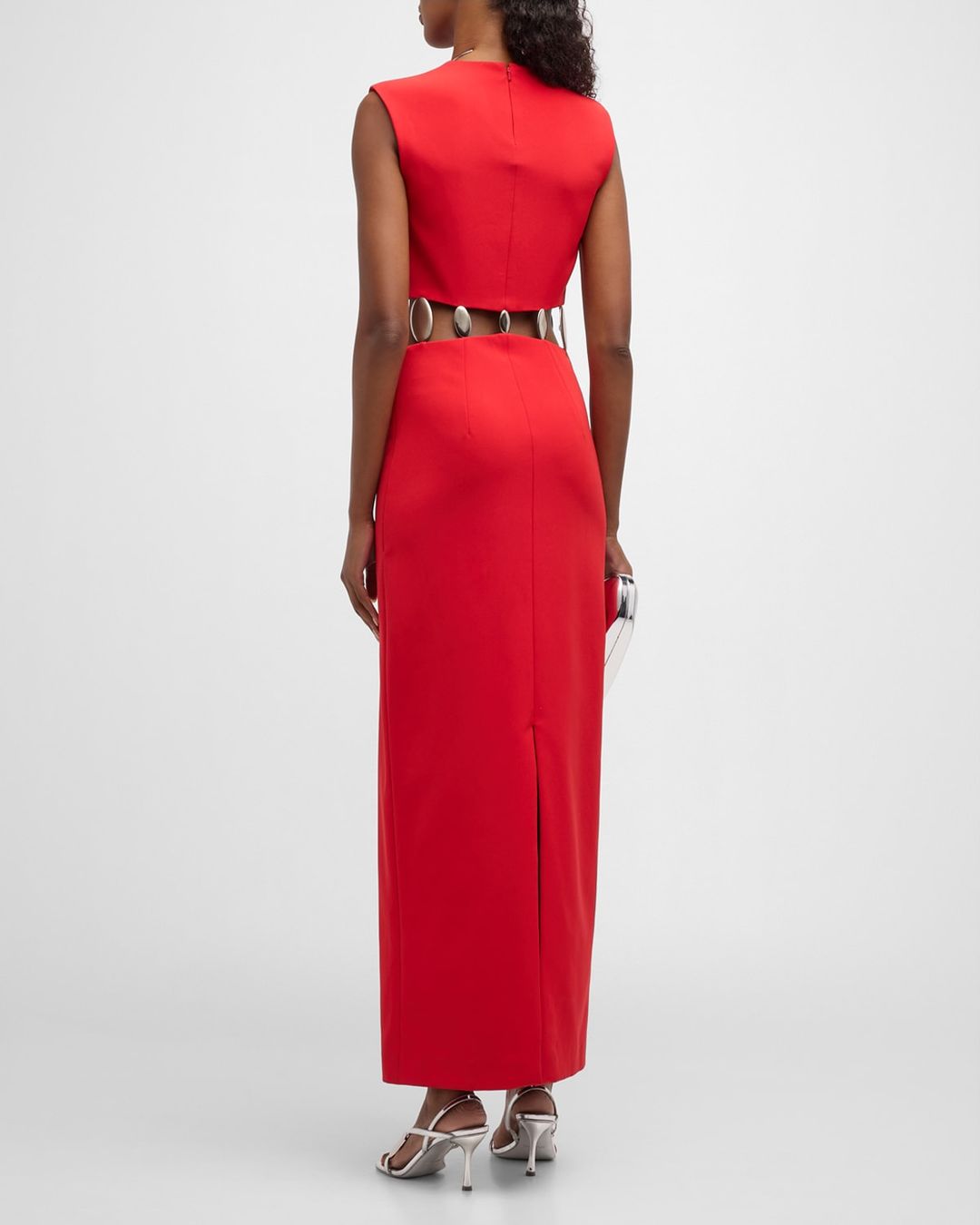 Isadora cutout embelllished crepe gown #4