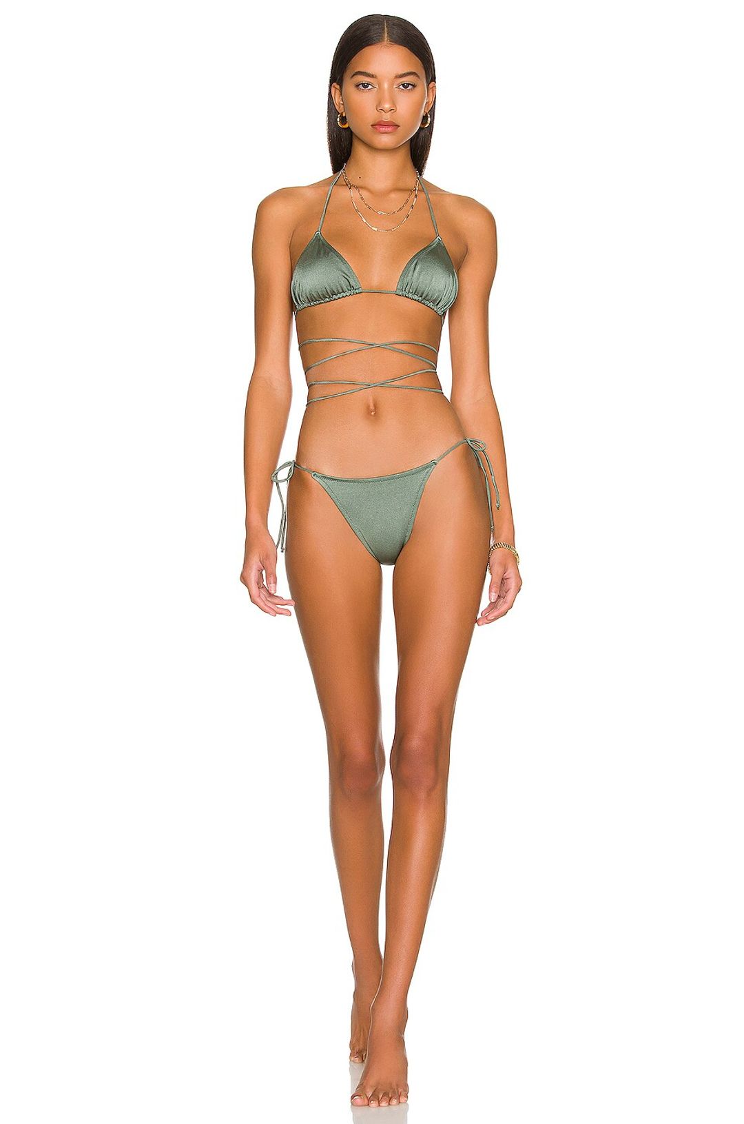 Praia Long Cord Bikini Top #4