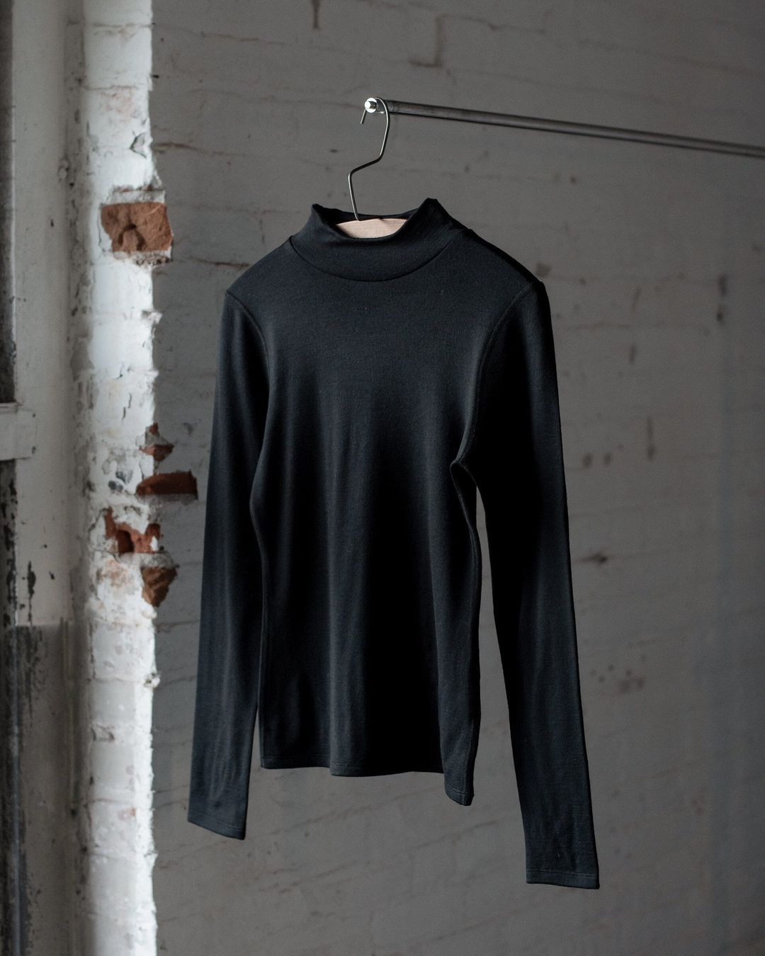 The 195 Merino Fitted Mockneck #2