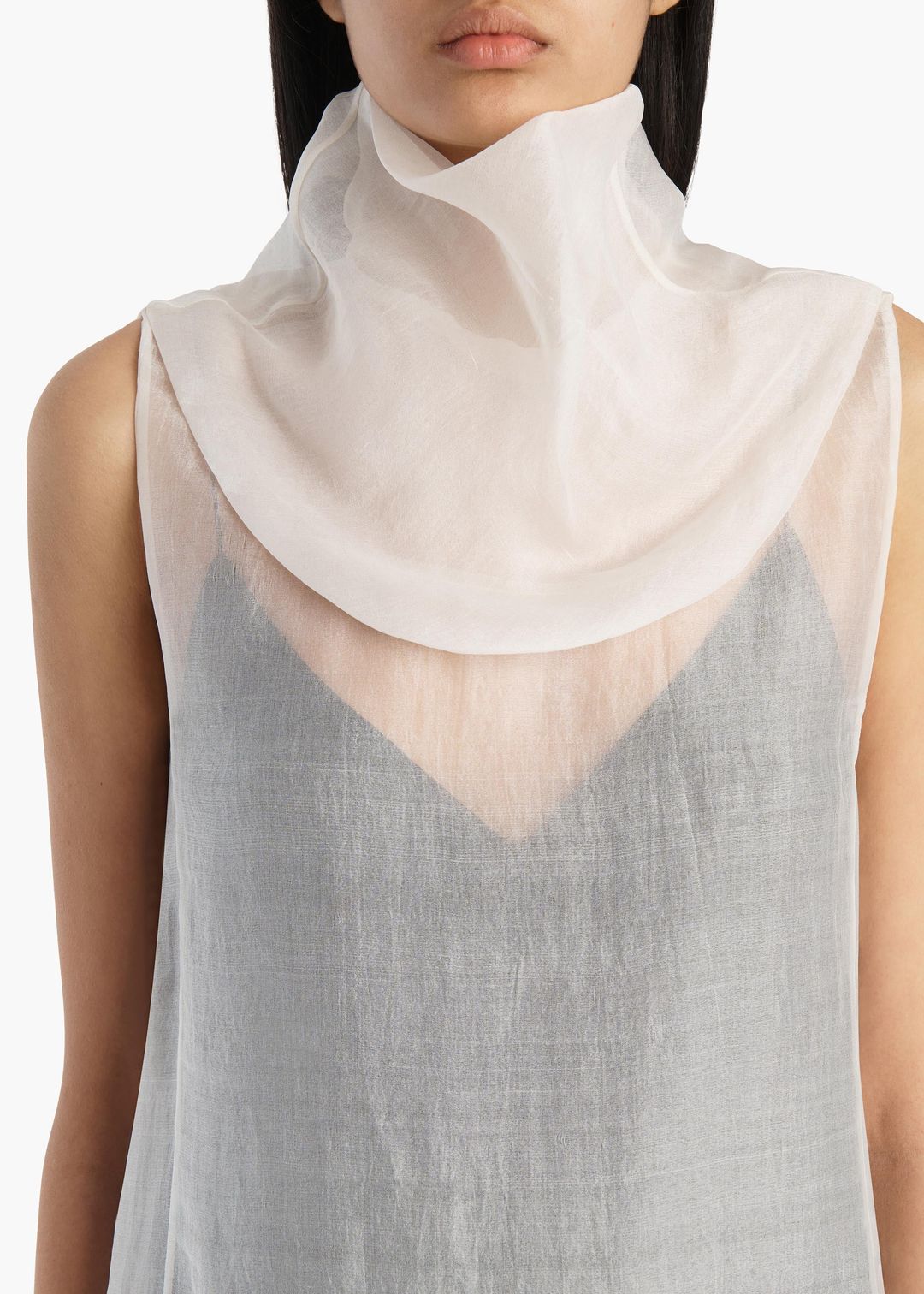 Elva Dress in Chalk #4