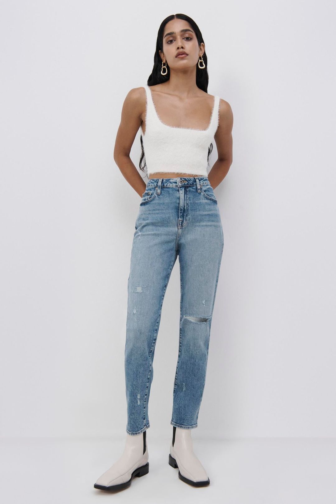 Laurie Fuzzy Knit Bralette #7