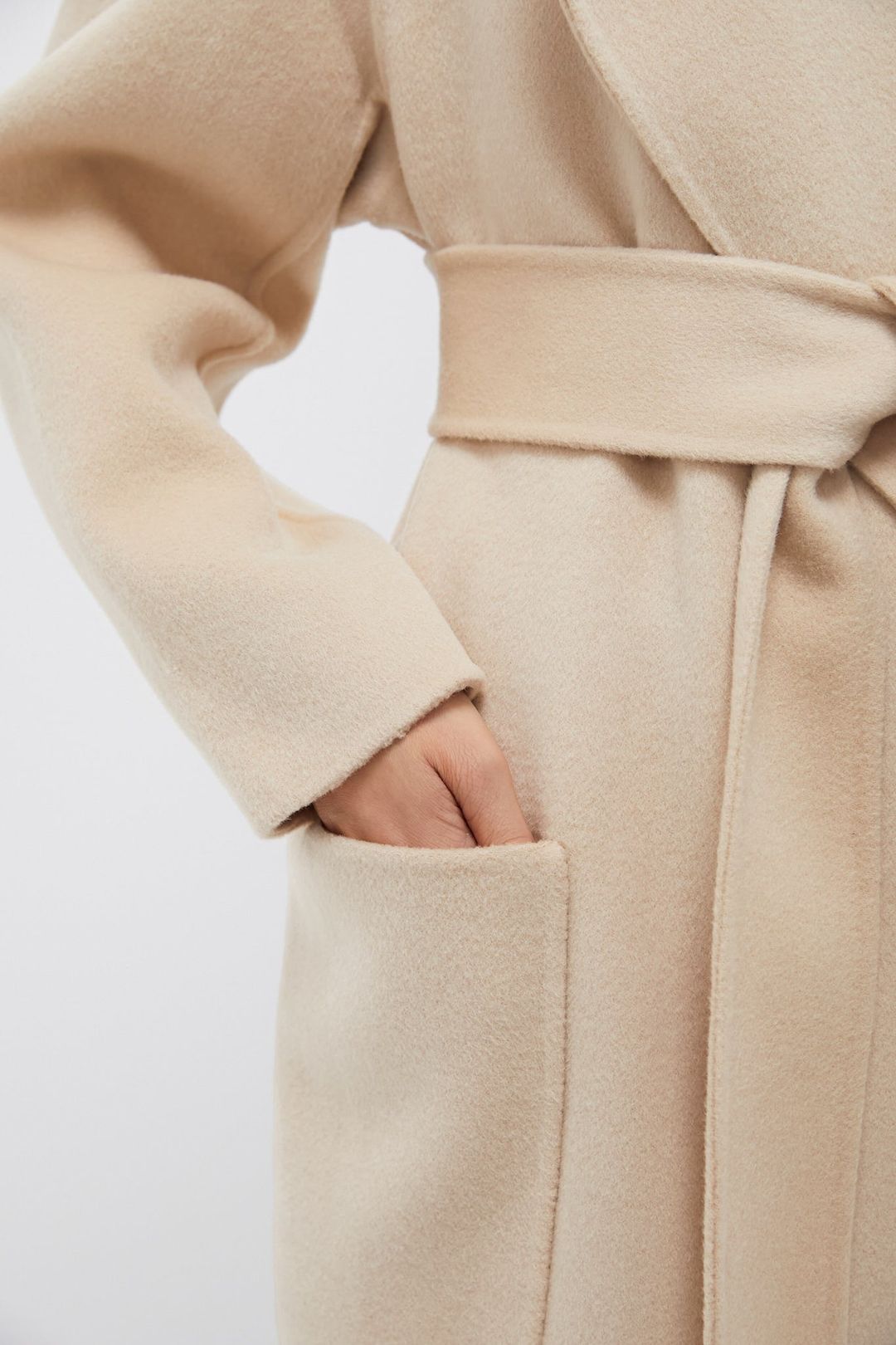 Tan Wool Trinity Coat #6