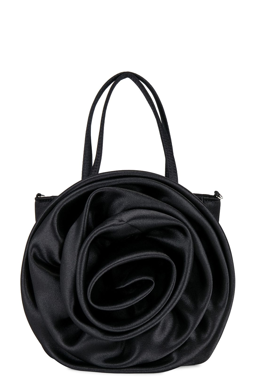 Rosette Satin Bag