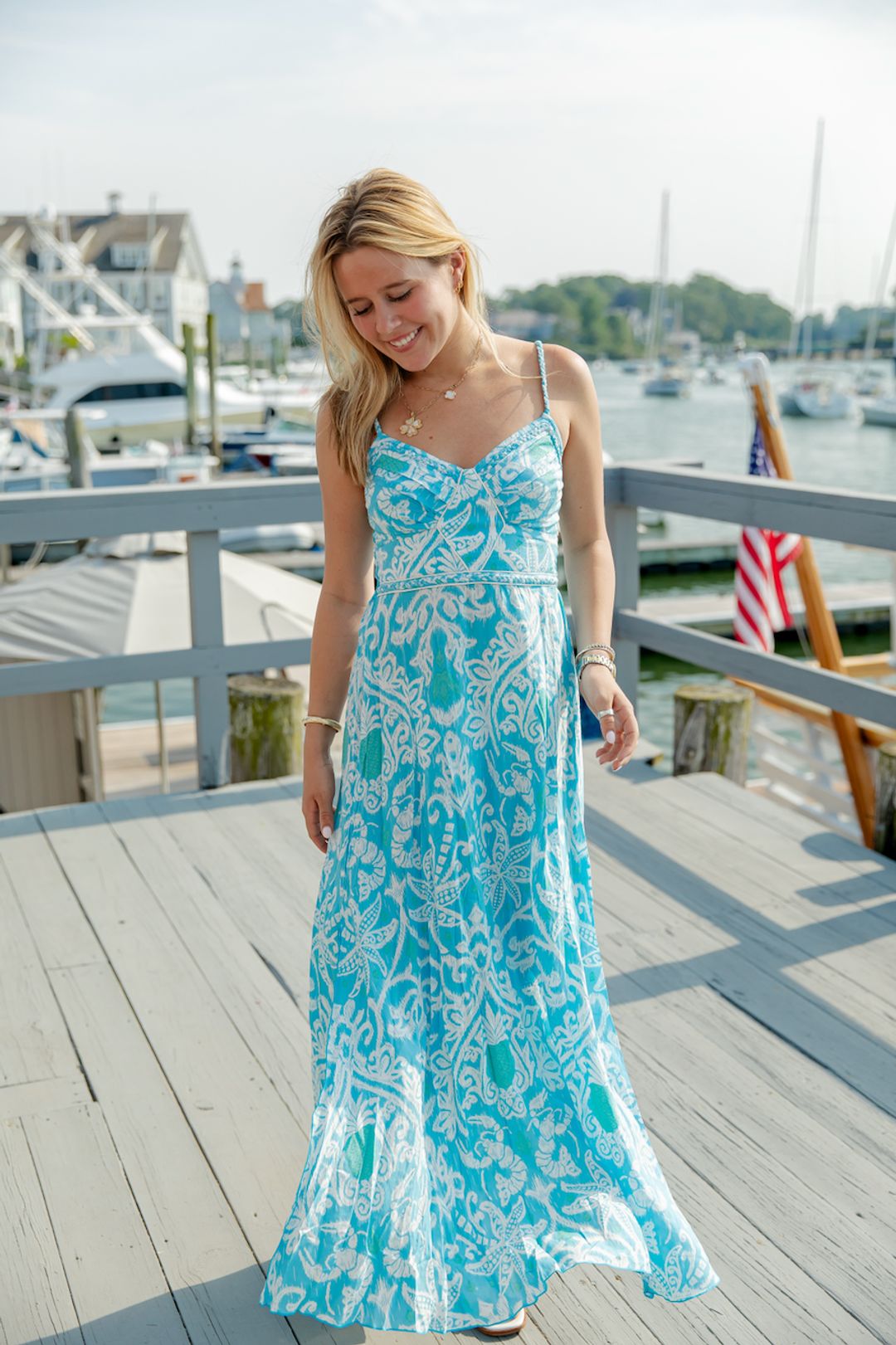 STS x Poupette St Barth Blue Cara Dress #3