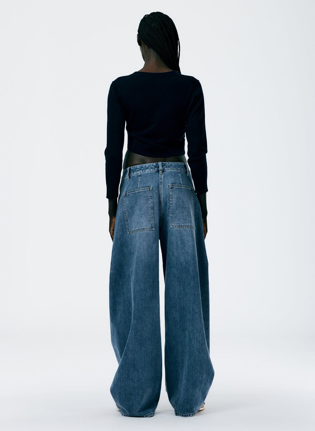 Cashmere Silk Super Cropped Asymmetrical Cardigan #6