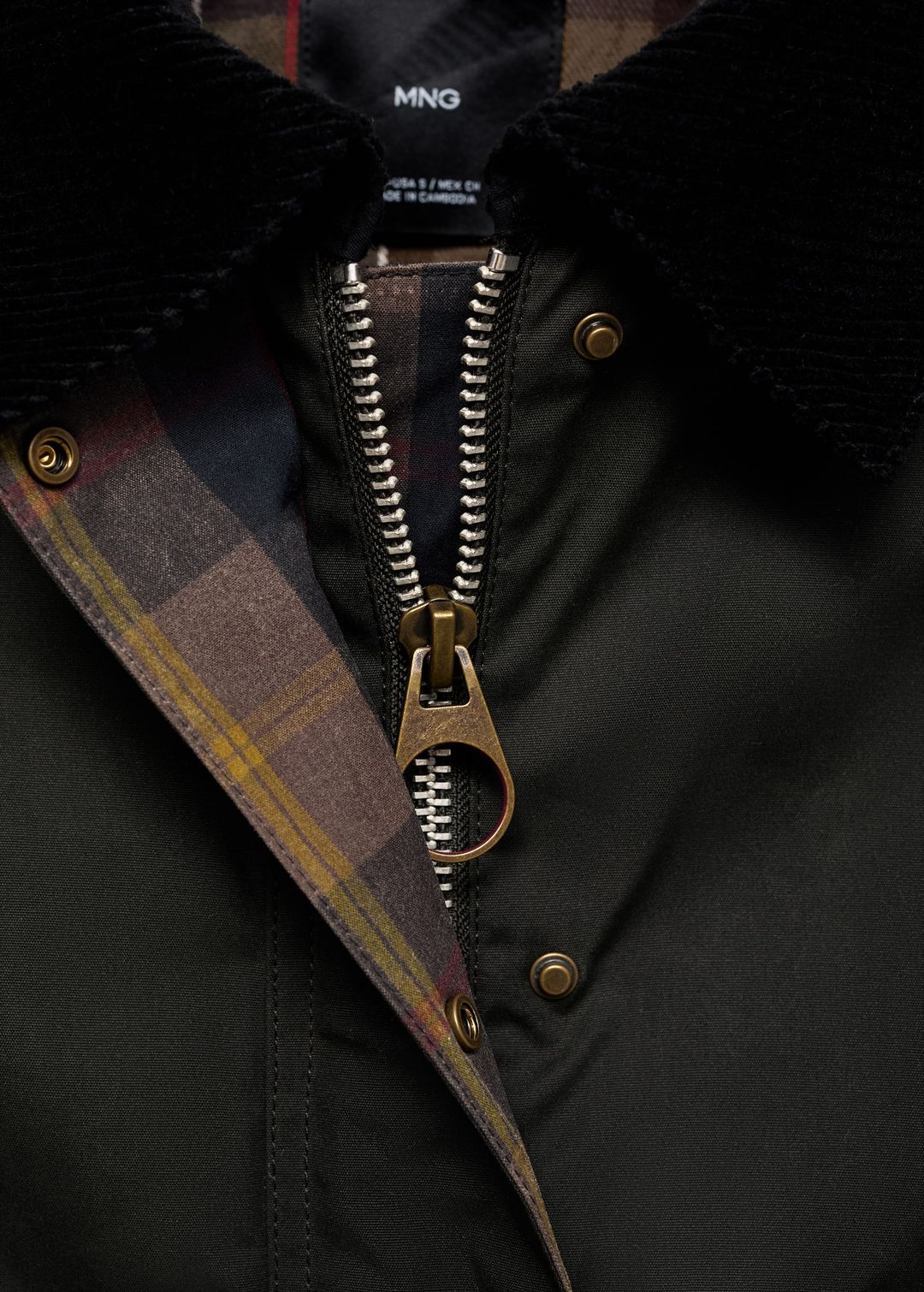 Waxed-effect parka #7