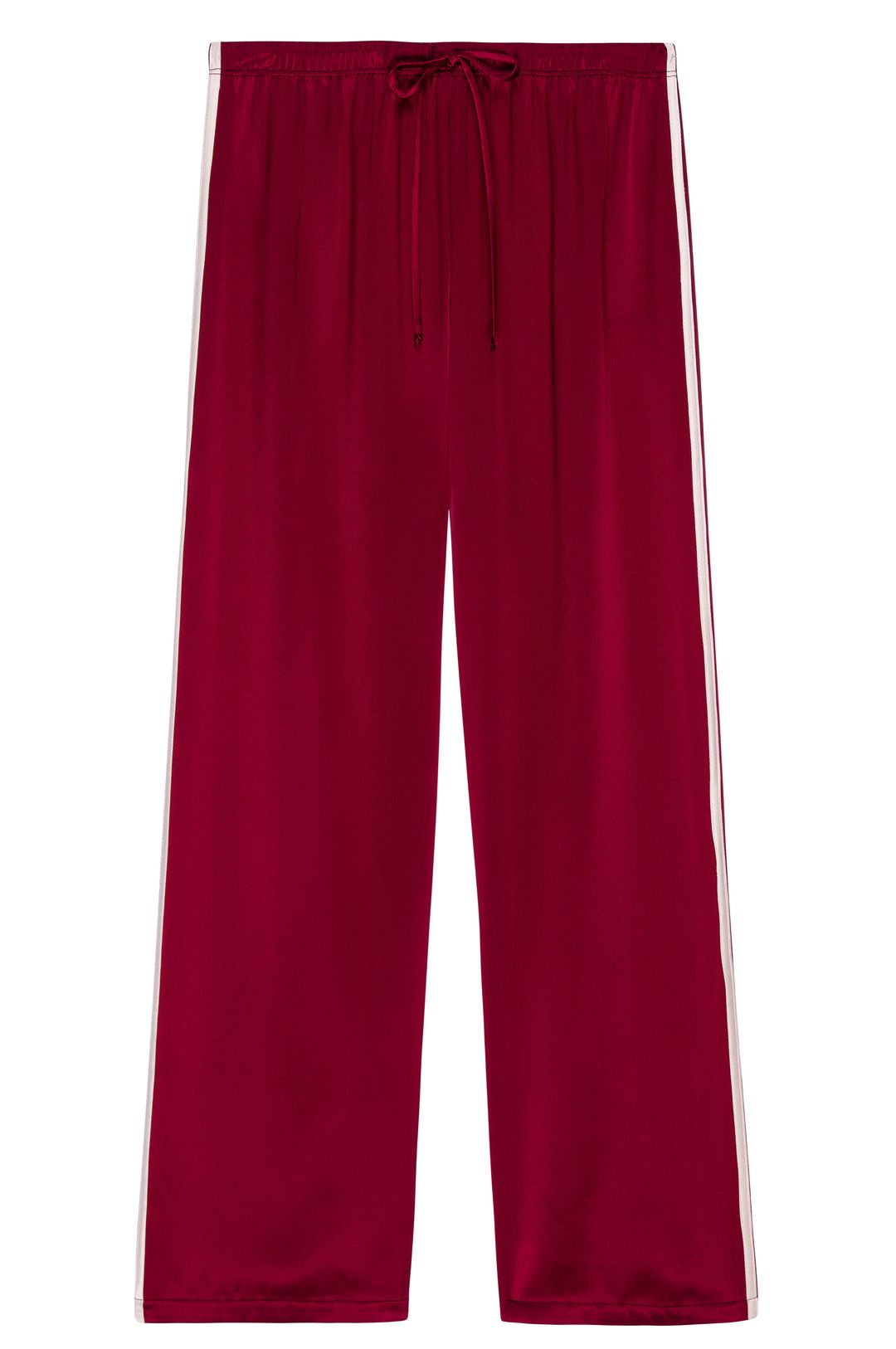 The Silk Stripe Crop Pant