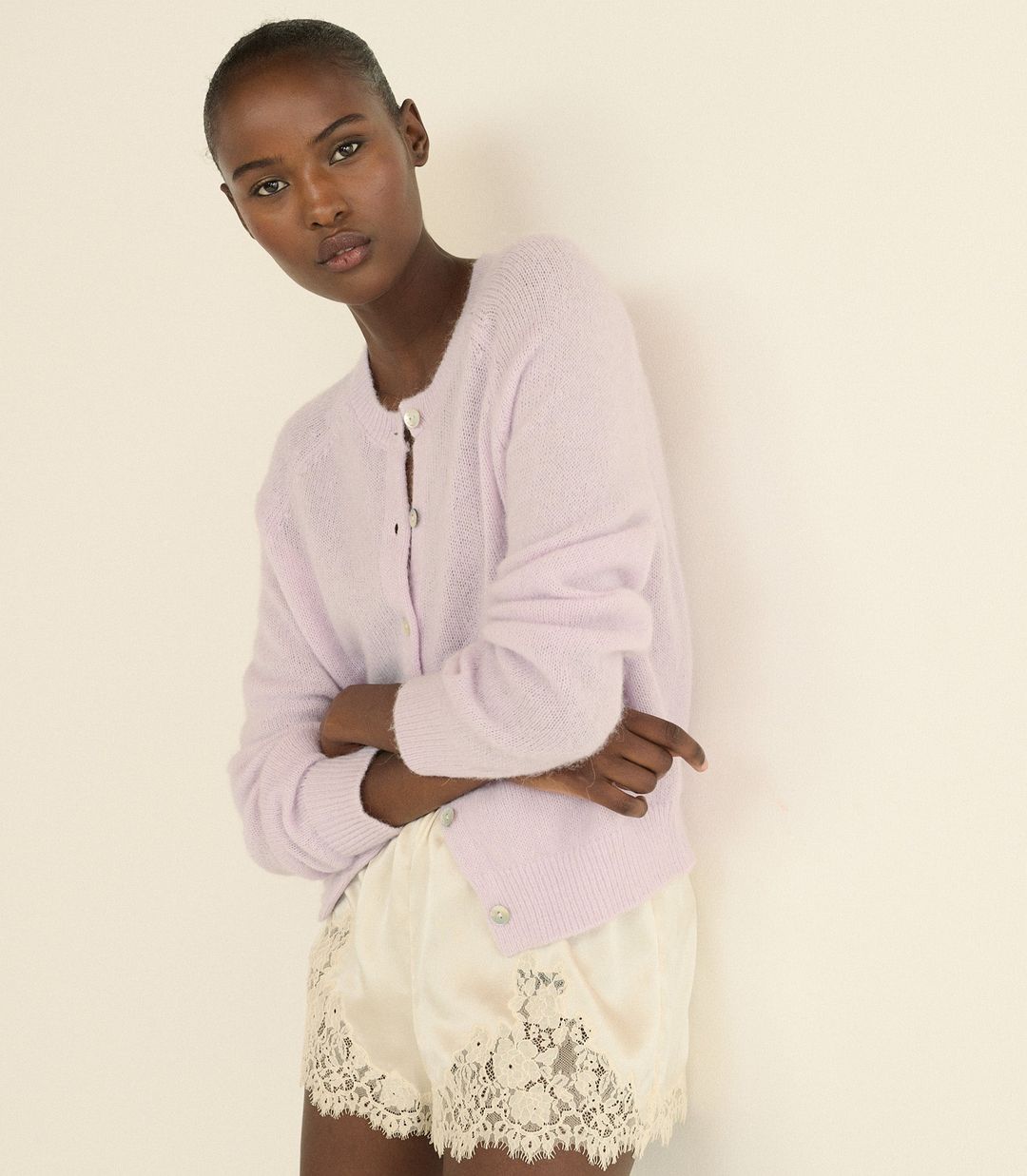 PETRA CARDIGAN -- VIOLET THISTLE #3