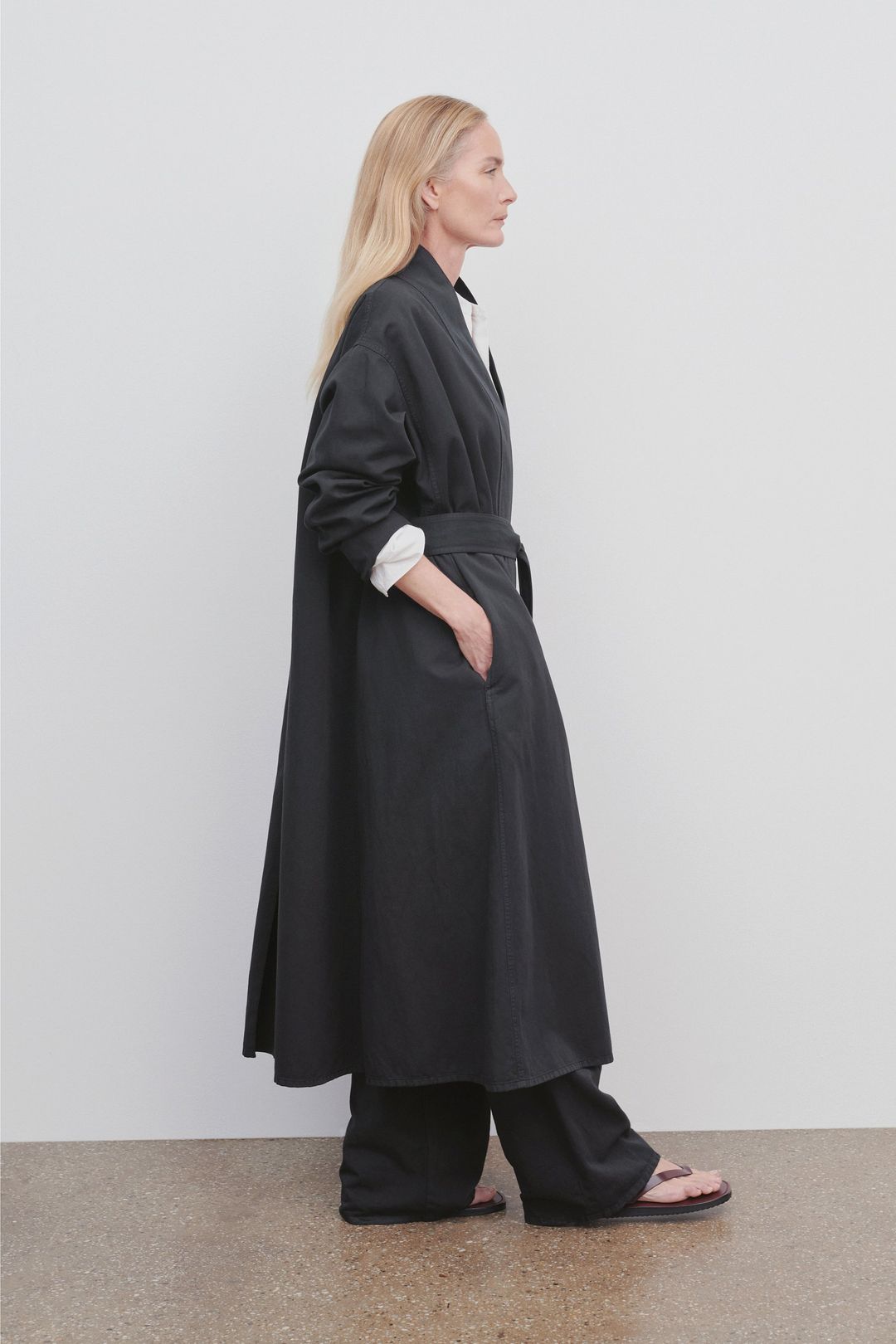 Rimbaud Coat in Cotton and Linen #4