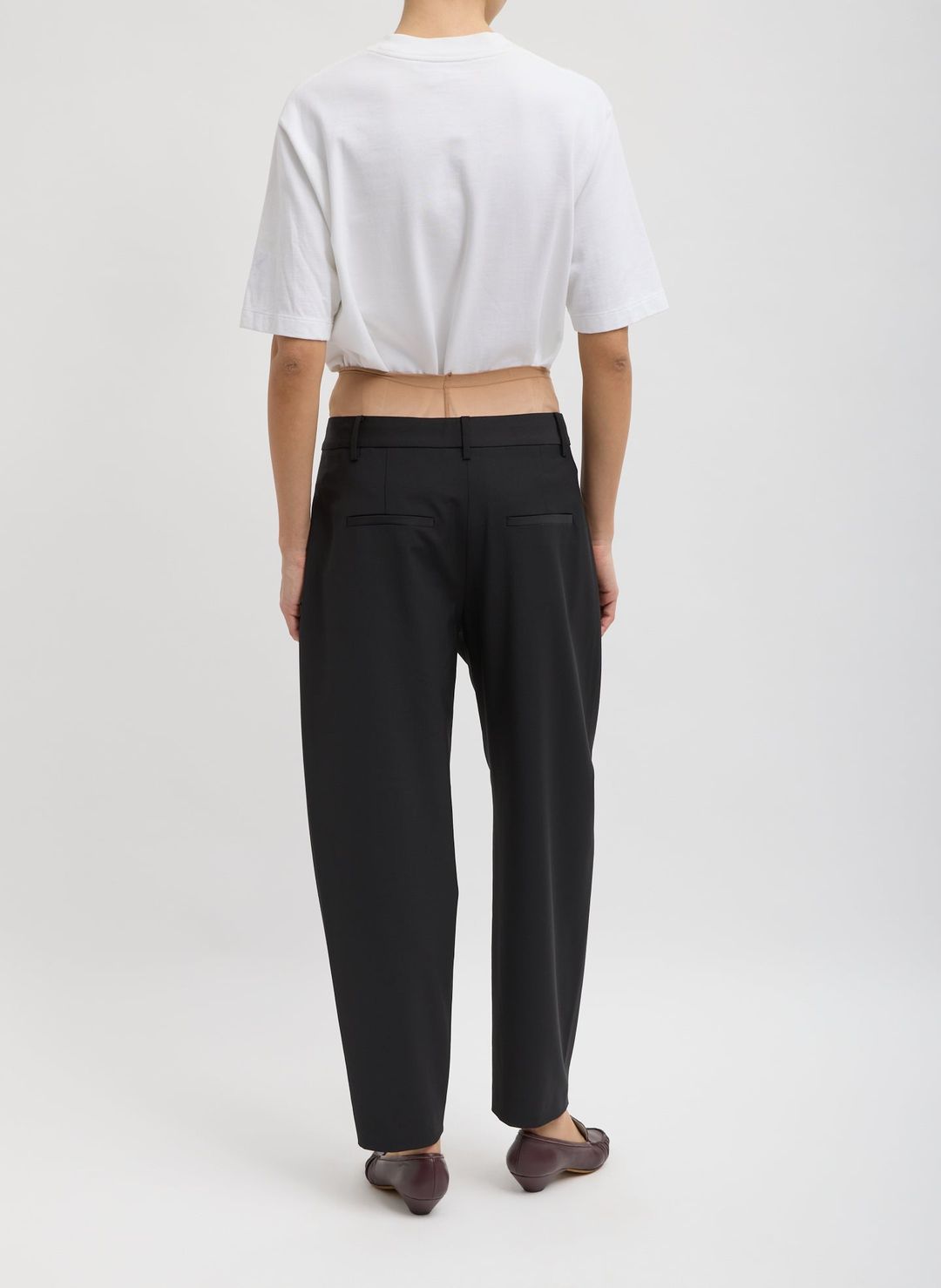 Tropical Wool Reese Sculpted Trouser #6