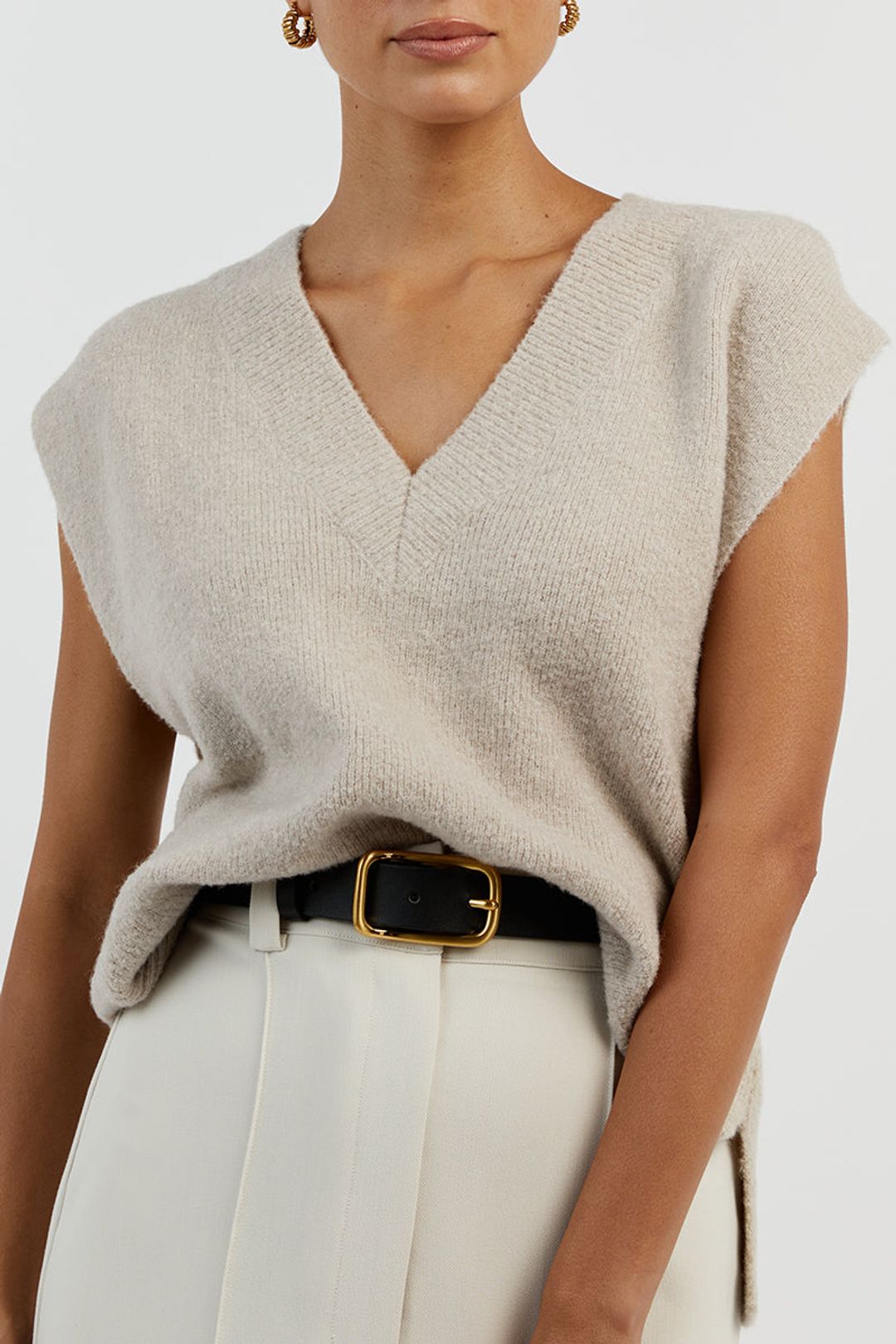 RAF STONE KNIT VEST #6