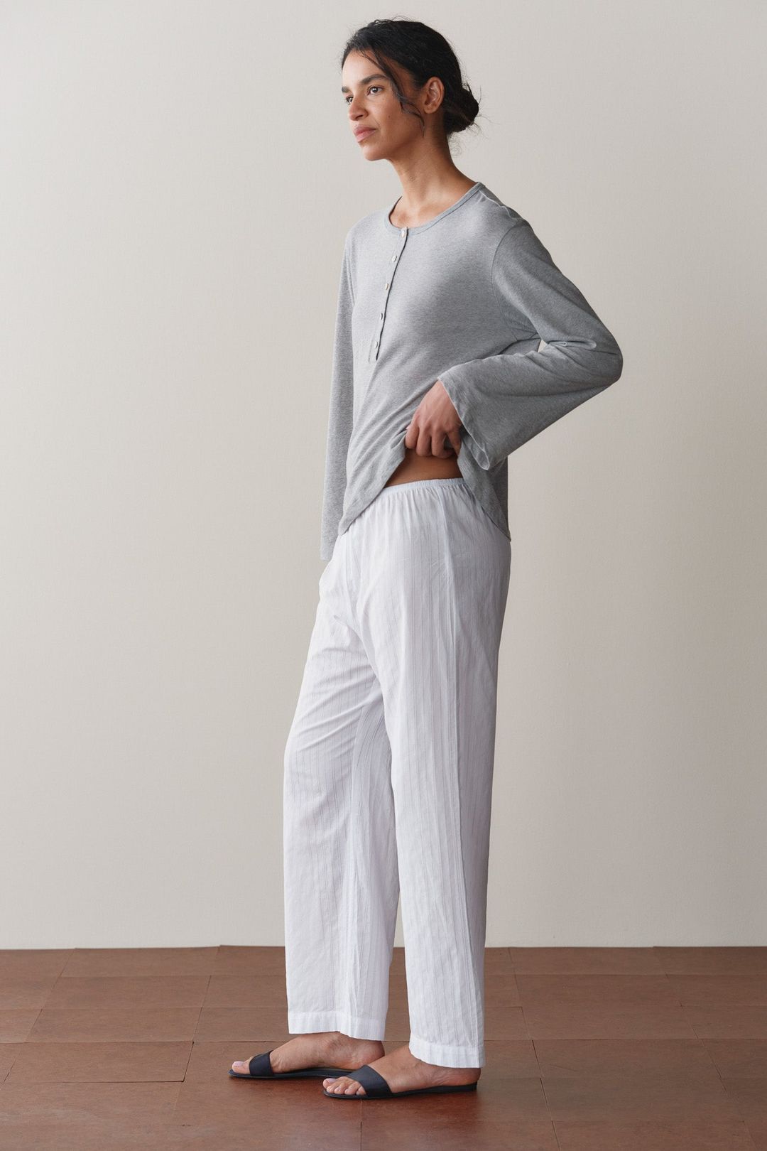 The Eyelet Pop Simple Crop Pant #5