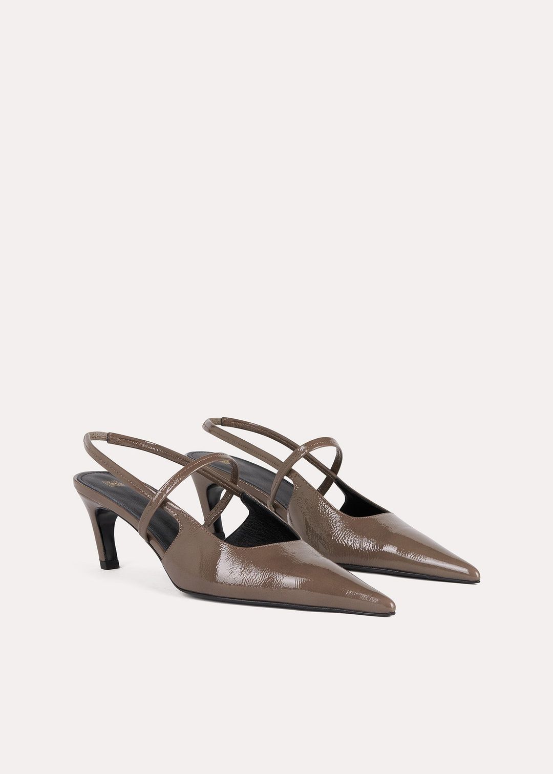 The Sharp Slingback taupe #3