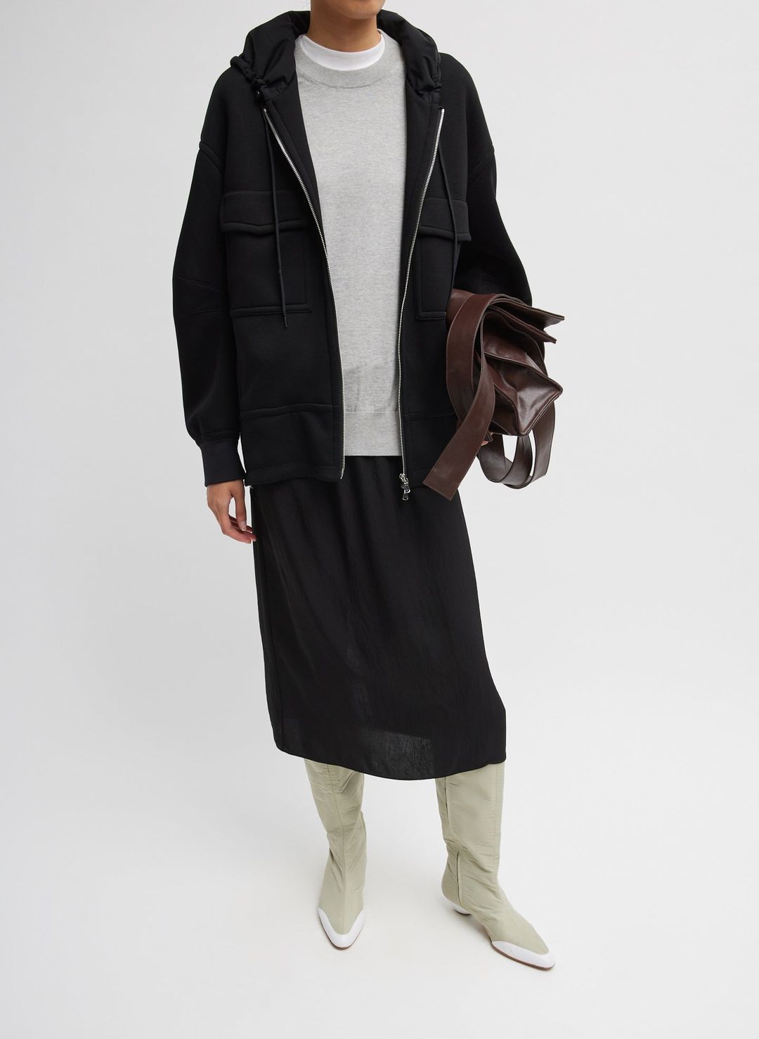 Techy Viscose Zip Up Hoodie #9