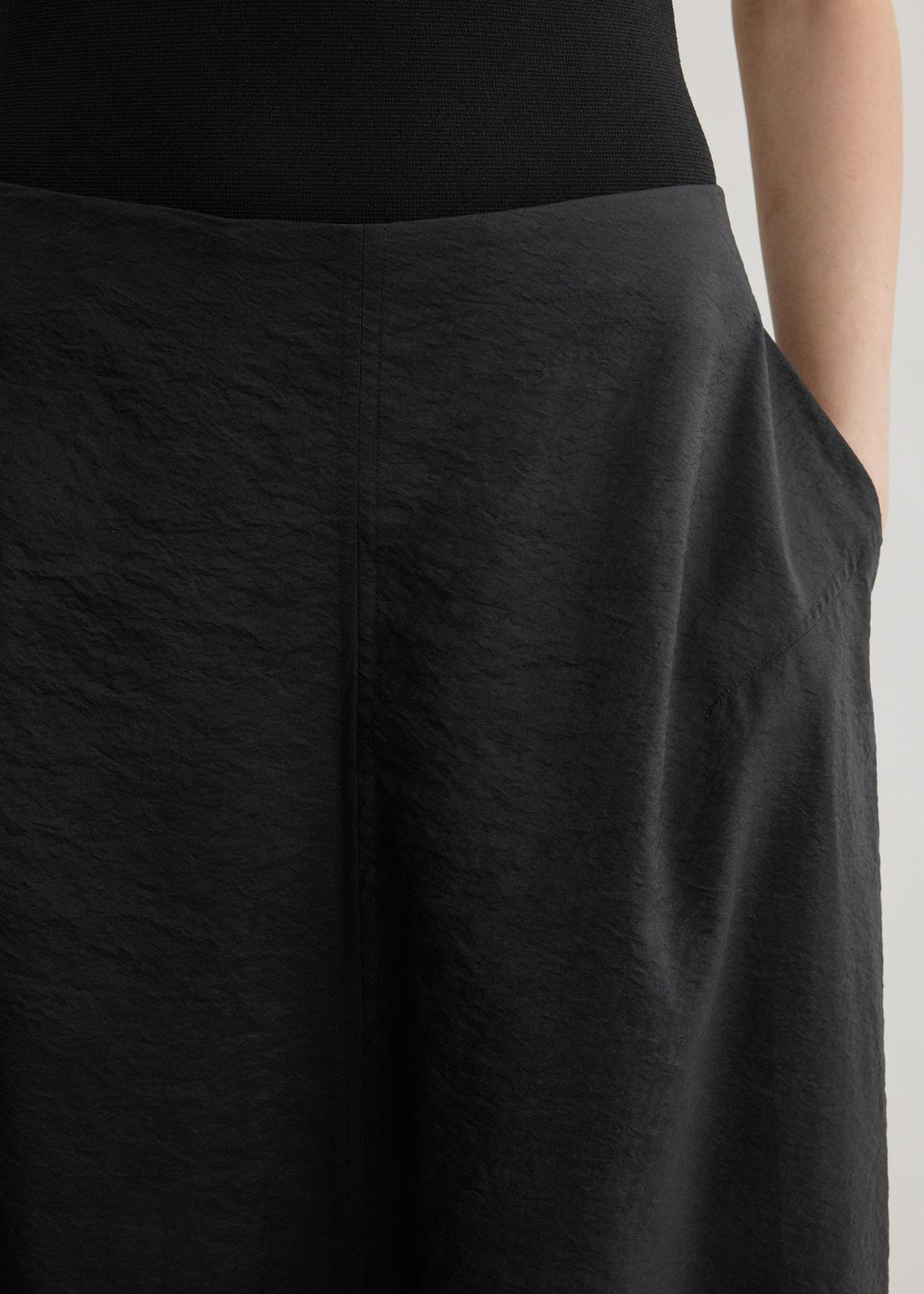 Parachute skirt black #4