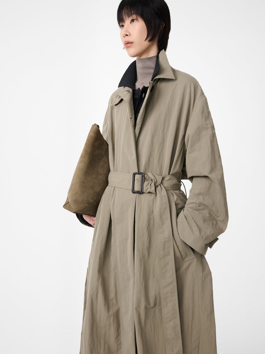 Campion Trench Coat in Mole #7