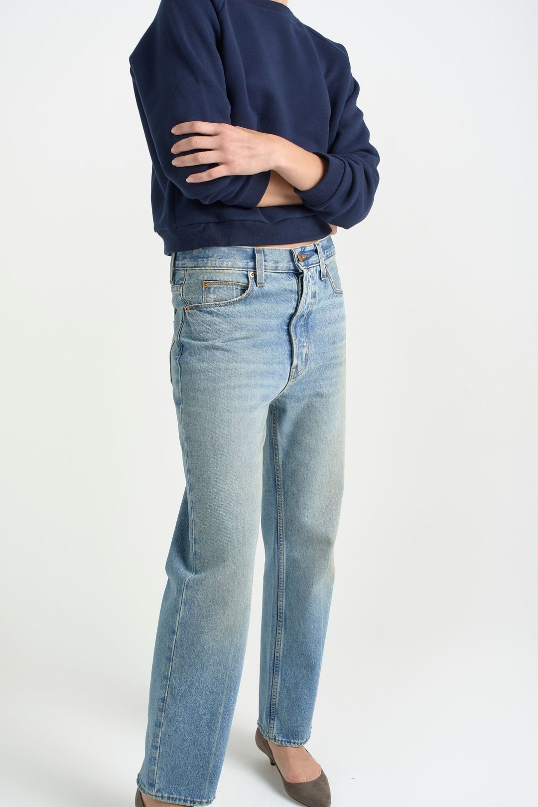 The Slouch in Worn Indigo #9