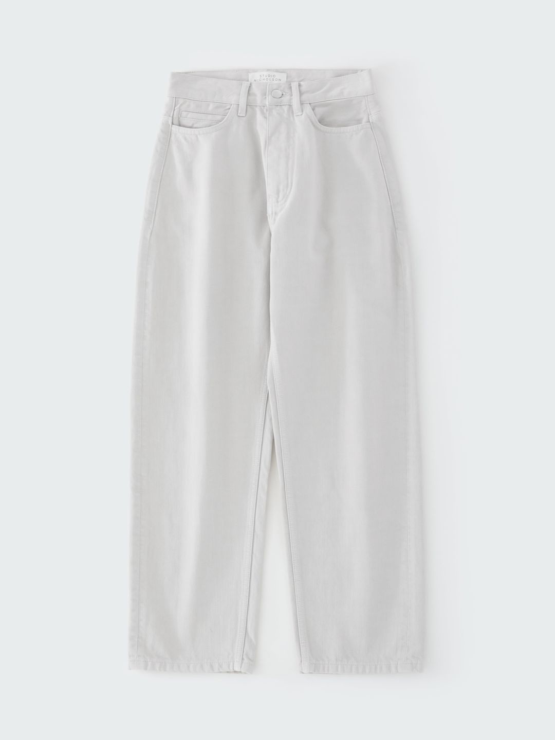 Ruthe Denim Pant in Bone Grey #7