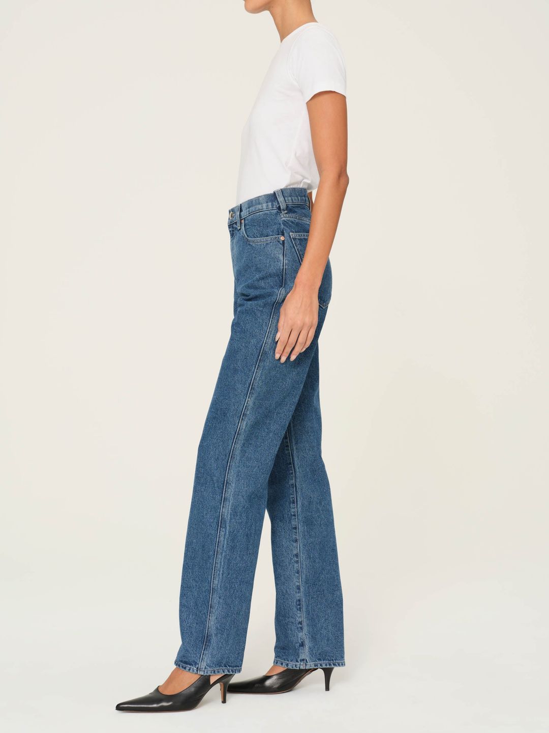 Demie Straight High Rise 31" Jeans | North Beach #3