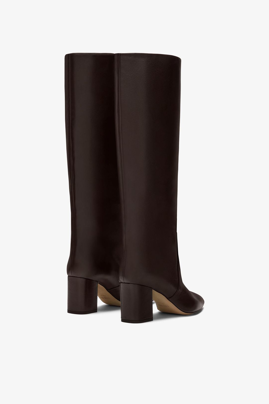 Brown nappa leather heel 70 boots #3