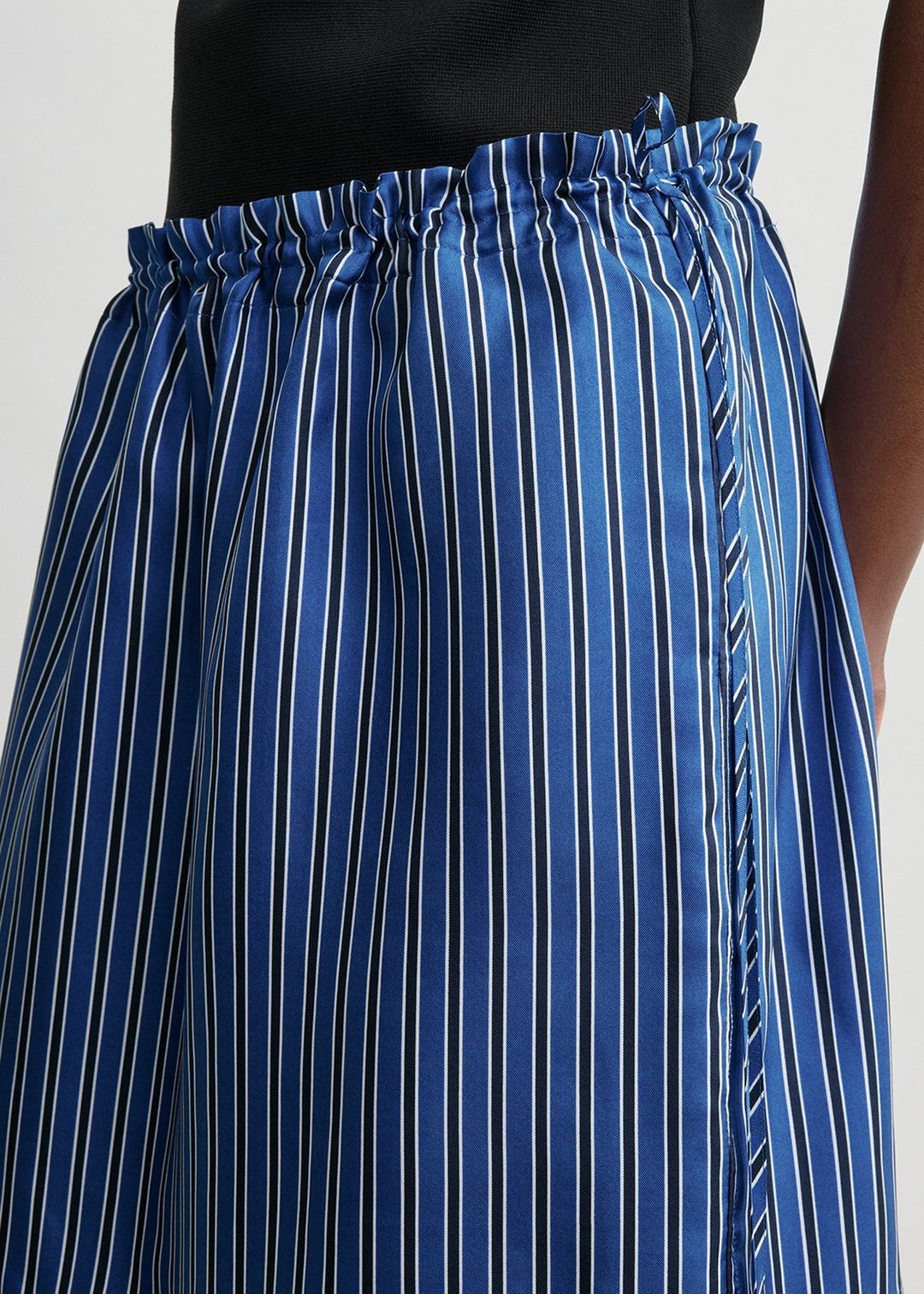 Striped mini skirt blue/navy #4