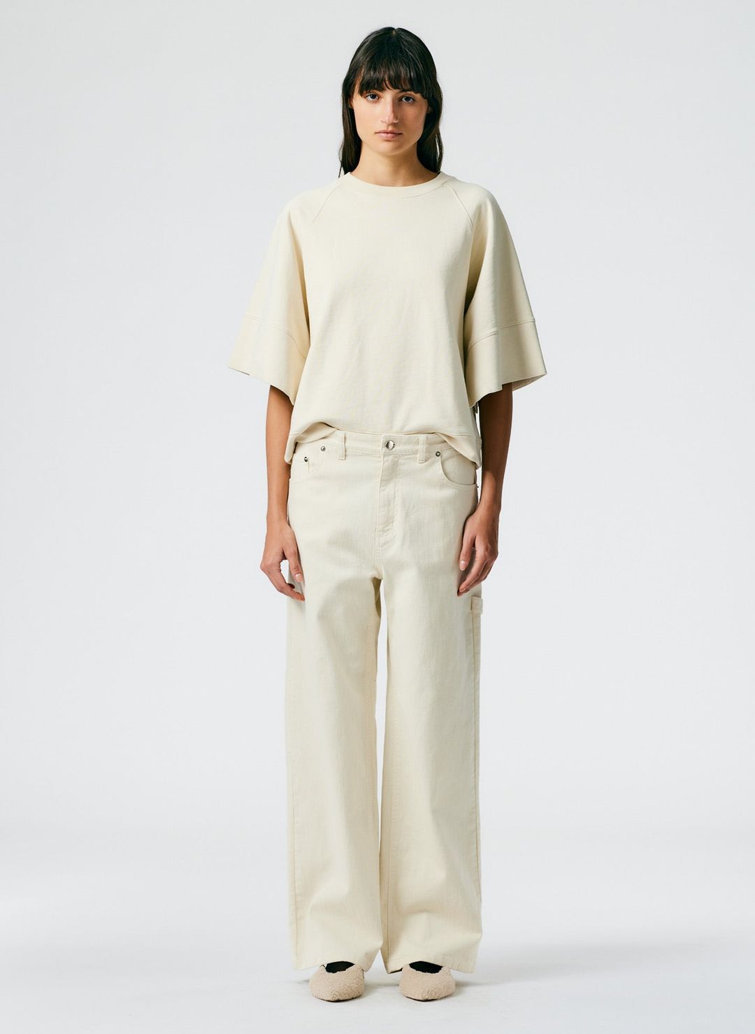Garment Washed Twill Slouchy Carpenter Jean #3
