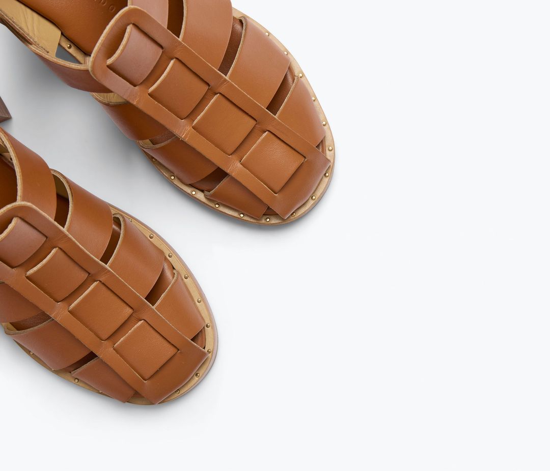 JULIETA FISHERMAN BLOCK HEEL #3