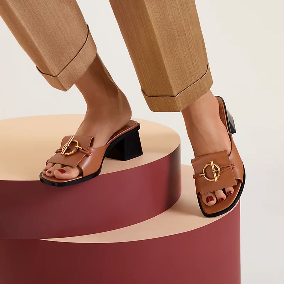 Ilot 50 Mule Sandal in Naturel