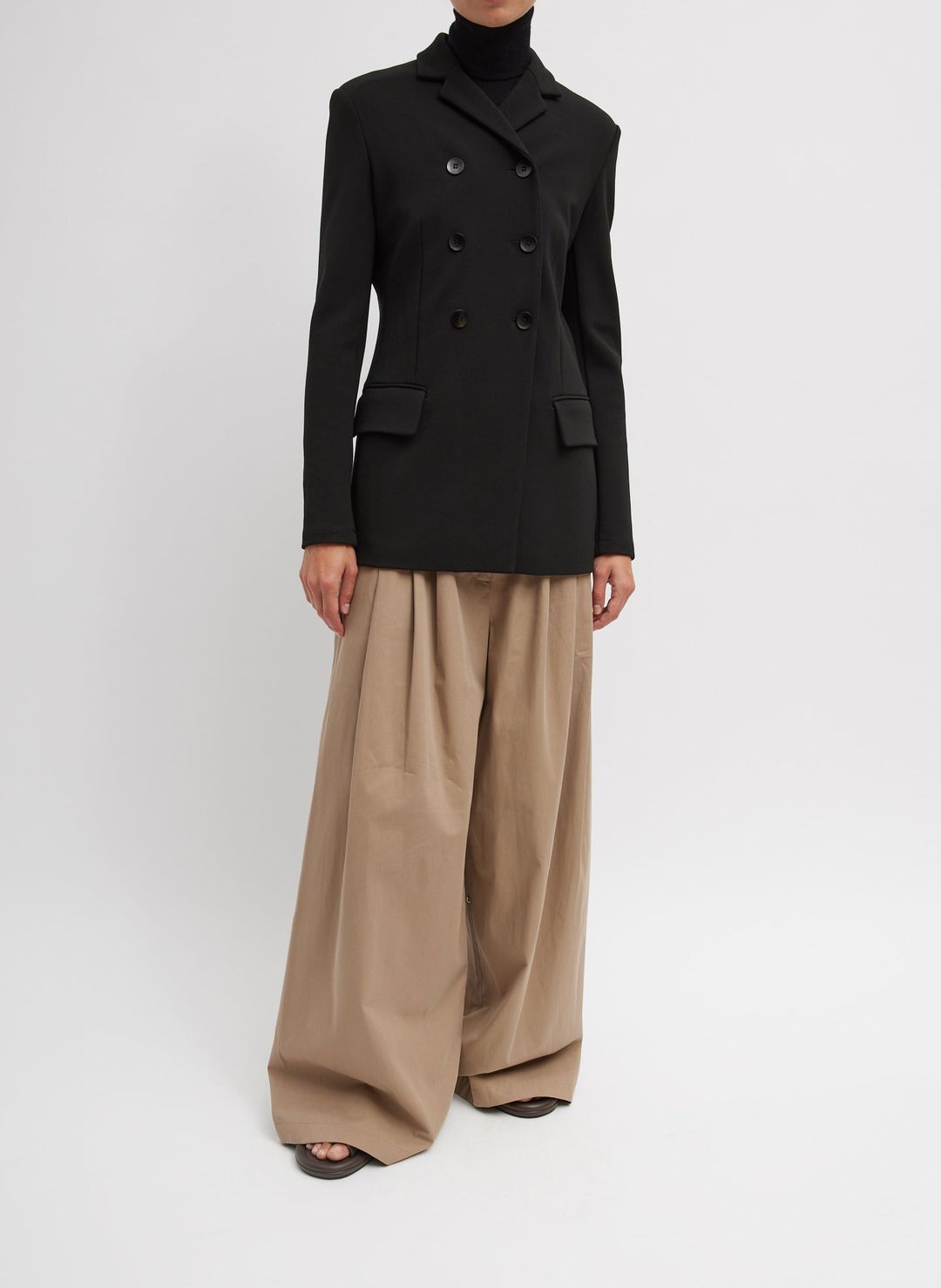 Wren Crepe Knit Fitted Blazer #7