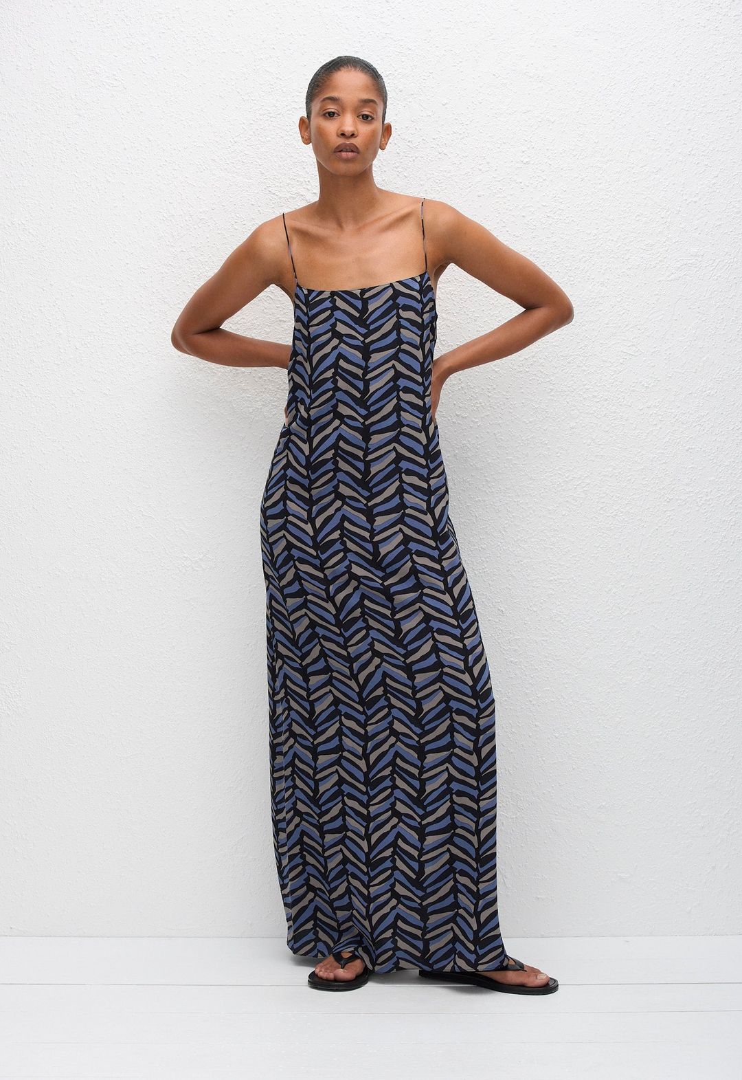 Square Cami Midi Dress - Palermo